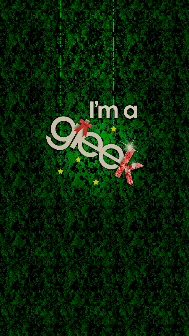 Gleek向け Glee のiphone用christmas壁紙 Iphone4 5対応 Webと本 Webooker ウェブッカー